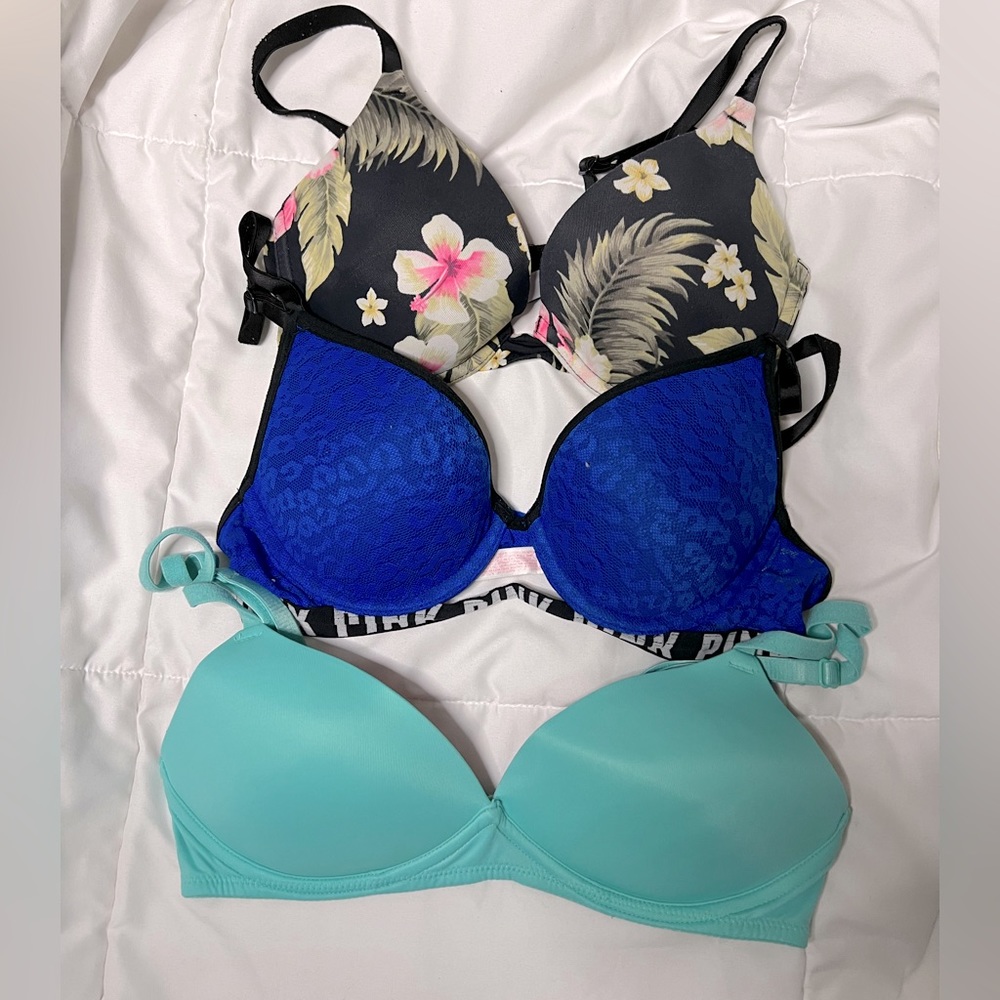 PINK 3 bra set
